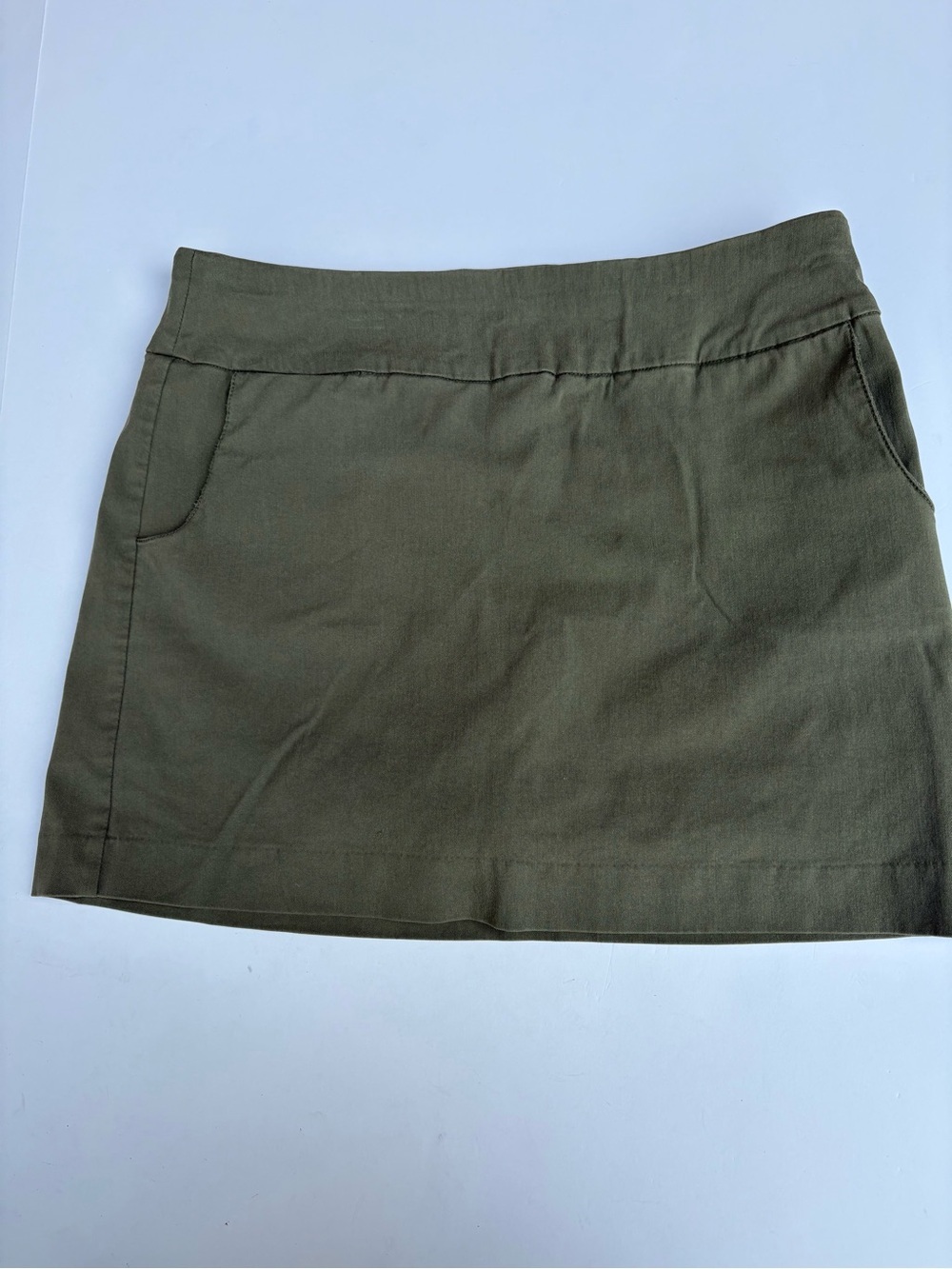 Women’s Athletic Skort with Built-In Shorts in Olive-12p- #sports #pickleball